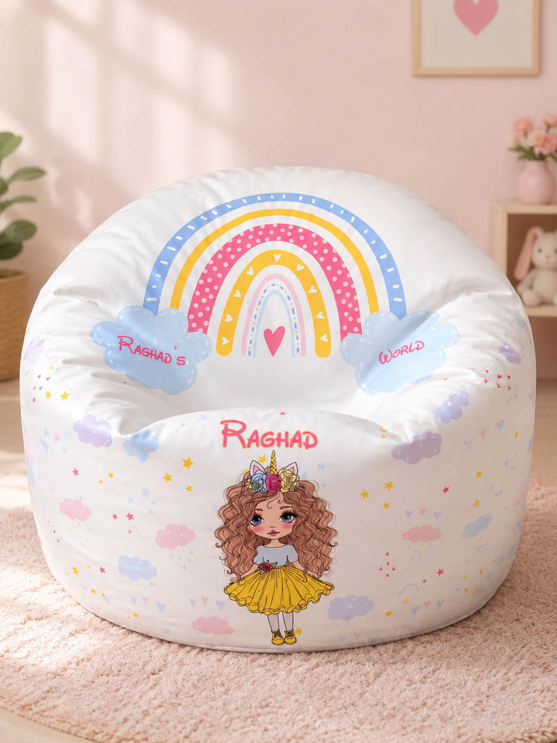 round bean bag 