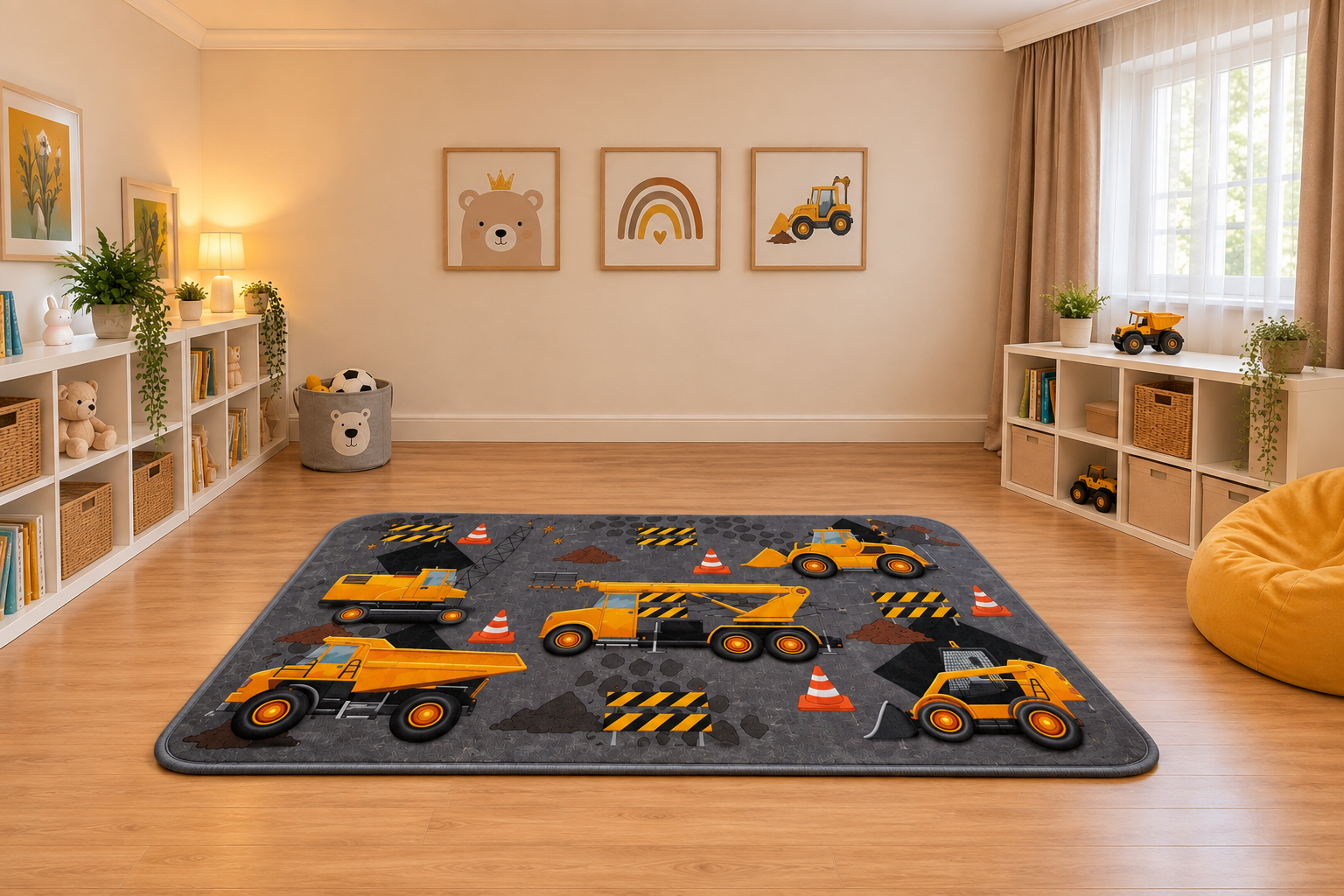 Kids Printed Rug – Character Design