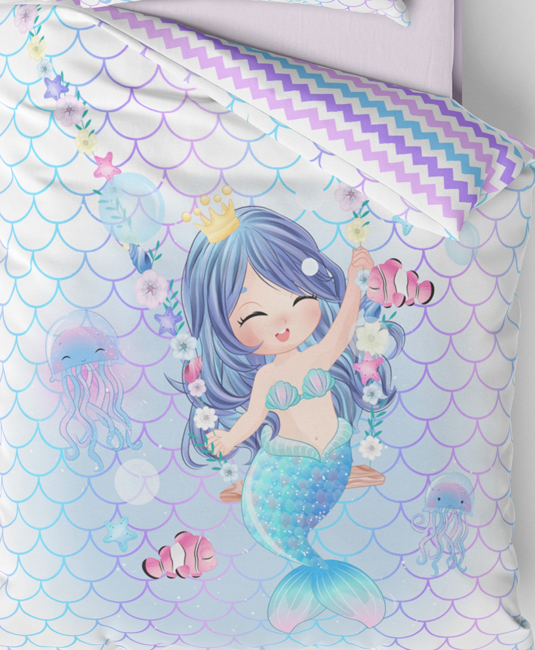 Kids single duvet – Custom Print