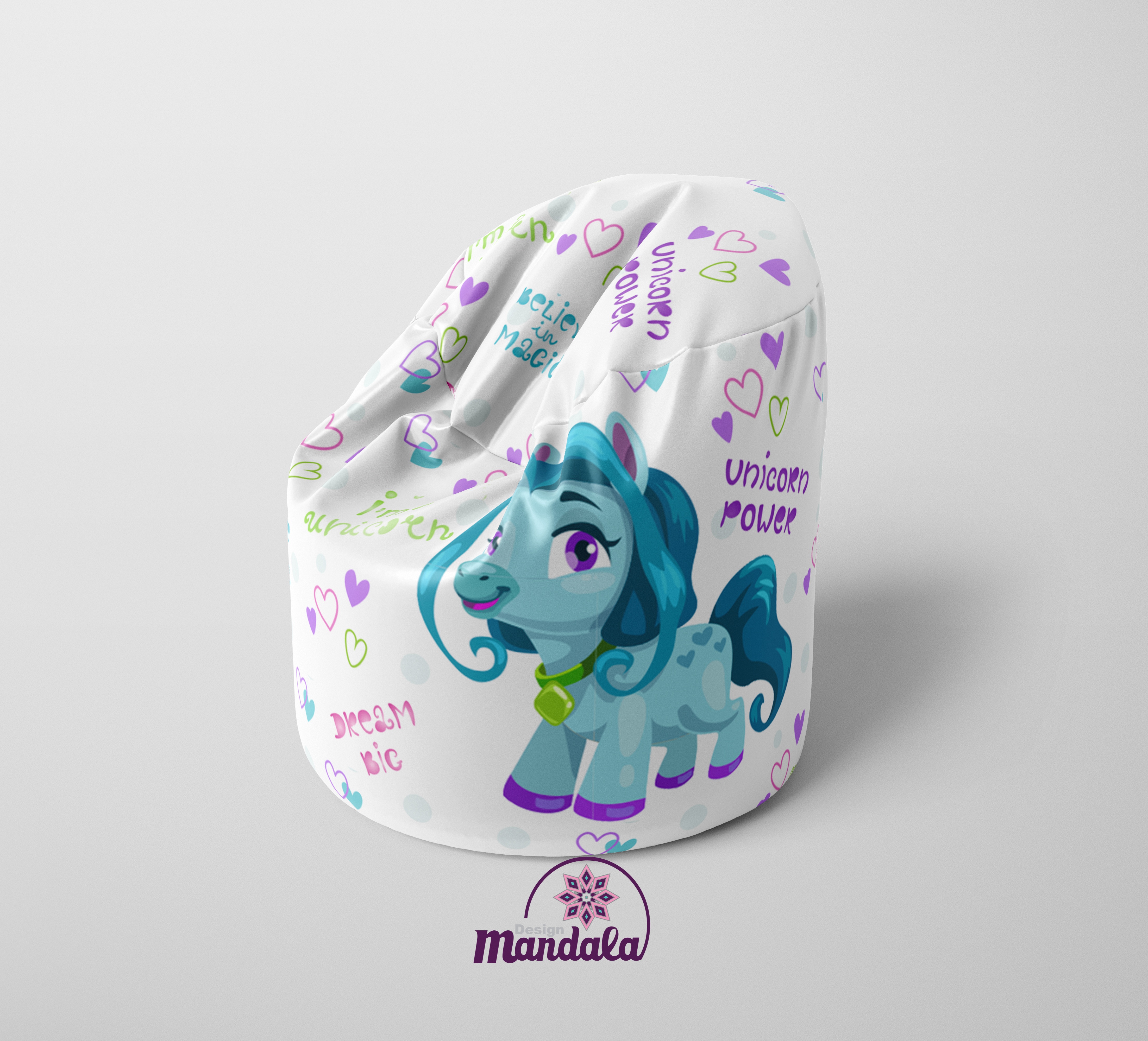 round bean bag 