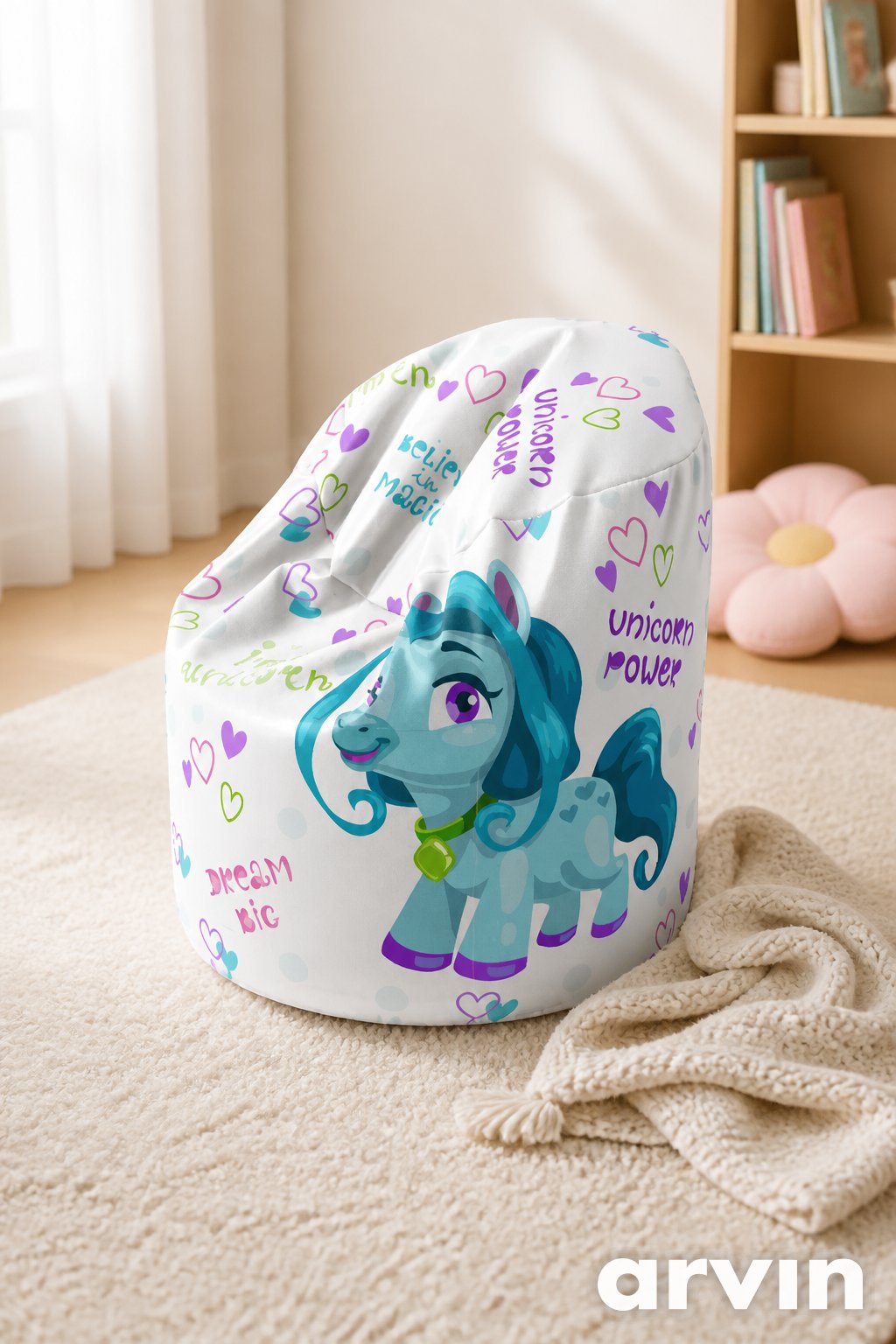 round bean bag 