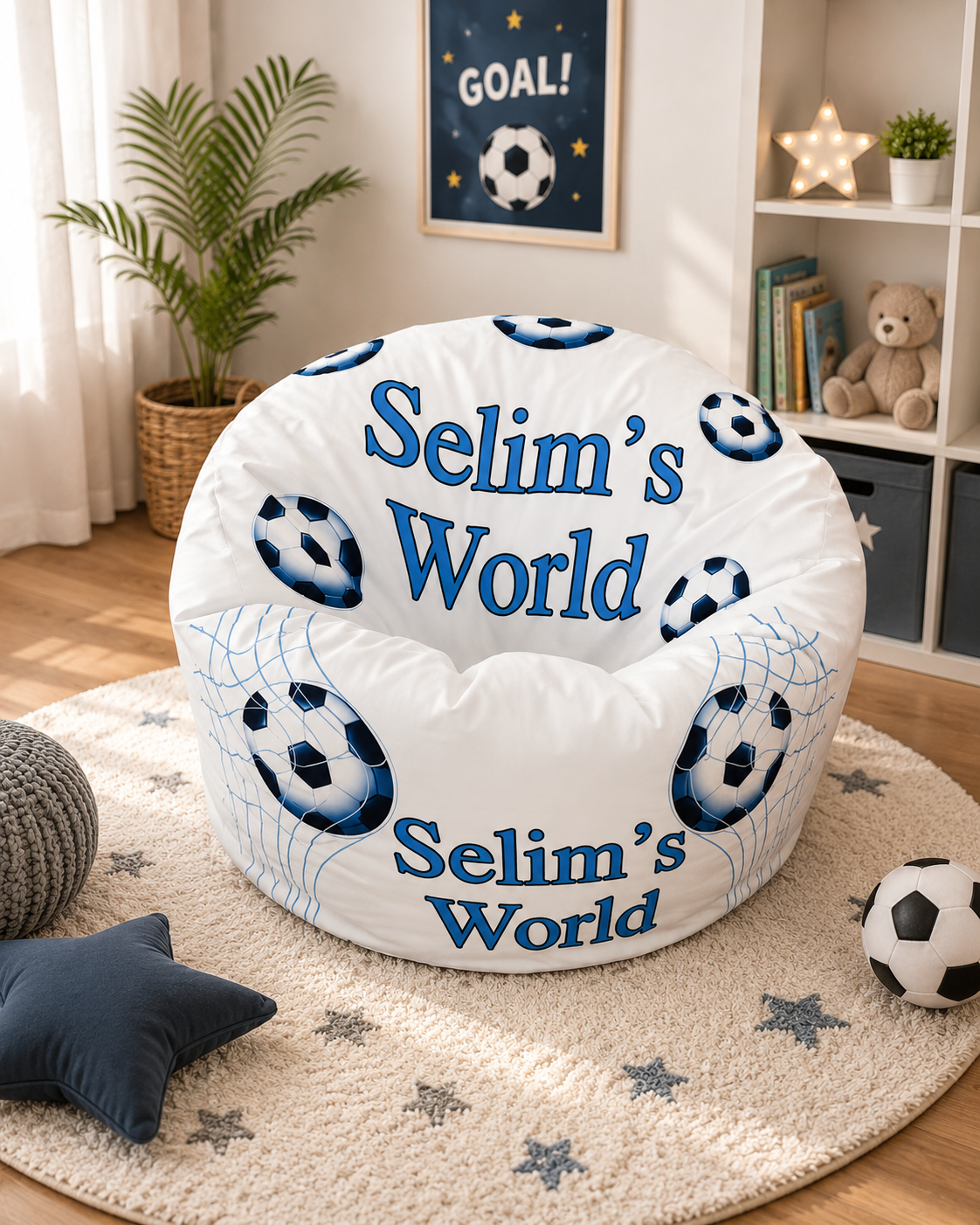 round bean bag 